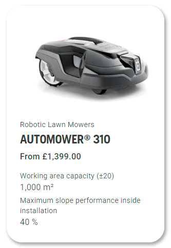 Find out more - Husqvarna Automower 310