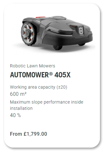 Find out more - Husqvarna Automower 405X