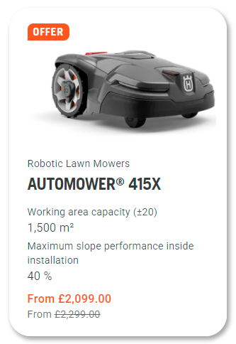 Find out more - Husqvarna Automower 415X