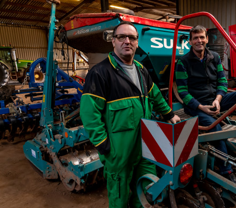 Stan Evans (left) and Rob Cook “ In the ten years we’ve been operating this drill, we have never replaced a disc or a bearing