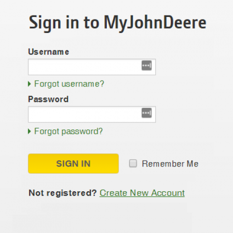 my John Deere parts login